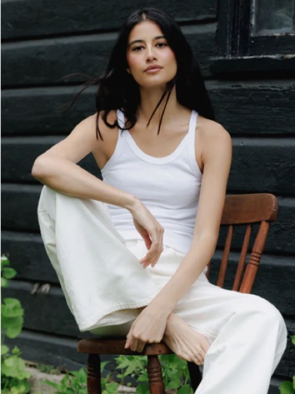 NWT Annie recycled cotton rib tank
